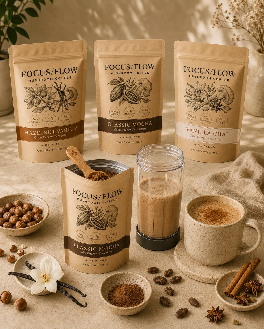 All four FocusFlow flavours